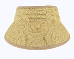 Fabric Trimmed Visor Natural