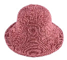Lainey Woven Hat Wine
