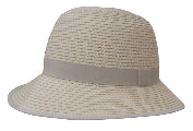 Bucket Hat with Trim Silver