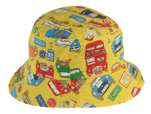 Hat Vehicles on Yellow 50cm