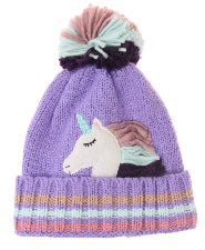 Beanie Unicorn M  Purple