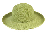 Classic Breton Lined Hat Lime 58cm