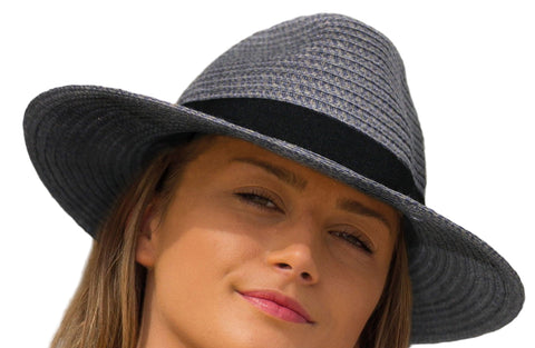 Fedora Hat Unisex Petrol Blue 60cm