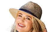 Trilby Hat Hugh Natural 58cm