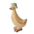 Puddles Duck Sculpture - Green Hat