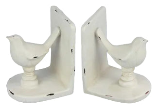 White Bird Bookends