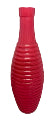 Glass Country Stripe Bottle Pink