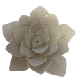 Ceramic Flower White 11cm