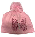 Beanie Butterfly Pink