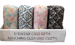 SQN Eyewear Case with Cloth Pretty Pink