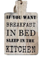 Kitchen Wall Plaque
