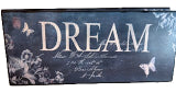 Dream On it Wooden Plaque