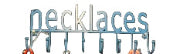 Necklace Wall Hook - Deep Blue