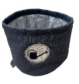 FLOWER POT BAG BLUE