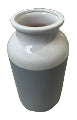 White/Grey  Vase 12.5x23.4