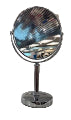 Mirror Pedestal Chrome 10x