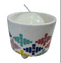 Colourful Diamonds Ceramic Planter