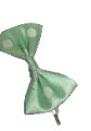 Mita Clip Satin Polka Dot Bow