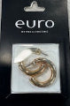 Euro Gold Hoop Earrings