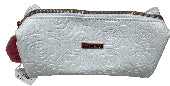 Casuelle Embossed Case Pouch White