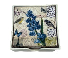 Coasters - Birds/Blue Flowers Set 4