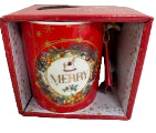 Traditional Red Merry Mug