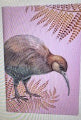 Parrs On Portage Note Book Kiwi with Leaves A5 Hard Cover