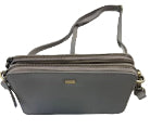 Baron Double Zip Leather Sand Purse/Wallet