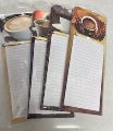 Magnetic Memo Pad with Pencil - Coffee