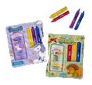 Unicorn Bubble Bath & Crayon Set 4pc