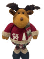 Christmas Claus Reindeer Stretch 80cm