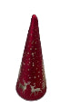 Led Xmas Tree Red  20cm
