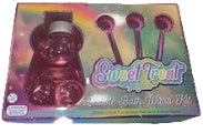 Sweet Treats Bubble Bath Wand Kit 4pc
