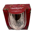 On The Naughty List Stemless Glass