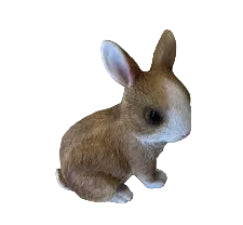 Cute Sitting Rabbit 10cm