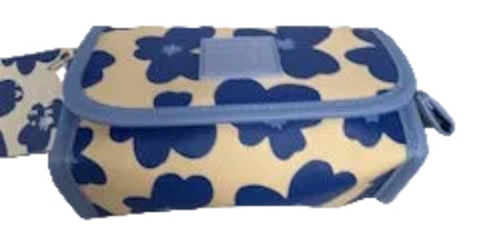 Tender Love + Carry T-140BLFLO Blue Flower Mirror Purse