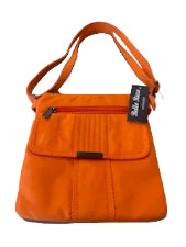 P.U.Fashion Crossover Bag Orange