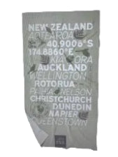 Parrs On Portage Tea Towel NZ Cities