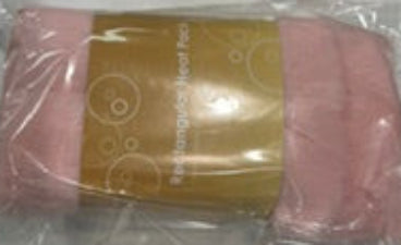 Rectangle Heat Pack Rabbit Faux Fur Pink