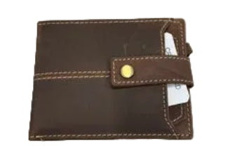 Mens Leather Wallet Brown