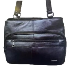 Ladies Leather Handbag Black L204