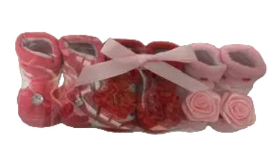 Baby Girl Sock Gift Set Asst 3pk