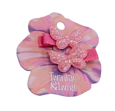 Twinkle & Twirl Butterfly Slides Pink 2pc