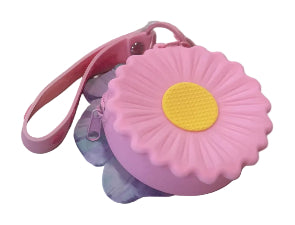 Twinkle & Twirl Flower Coin Purse Pink