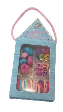 Twinkle & Twirl Hair Tie Set Flower Beads