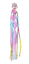 Twinkle & Twirl Ponytail Plaits Hair Tie Rainbow