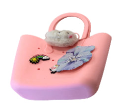 Twinkle & Twirl Jelly Boggy Micro Beach Bag Pink