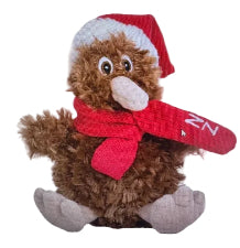 Parrs On Portage Xmas Kiwi Toy with Santa Hat