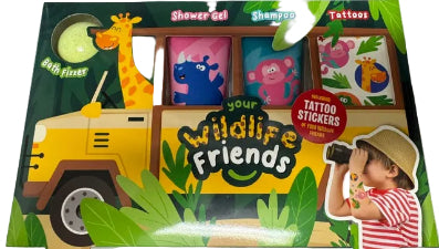 Wildlife Friends Bath Gift Set 4pc