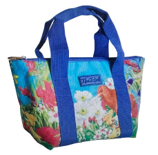 Parrs Lunch Bag Kiwi Flower Blue